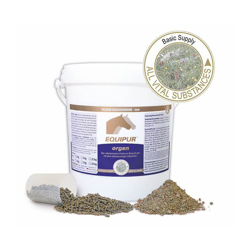 Organ von Equipur als Pellets und lose