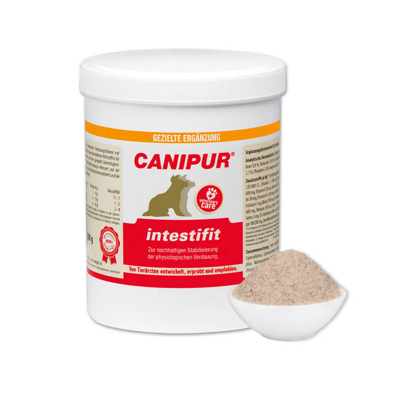 intestifit von Canipur in der Dose als Pulver
