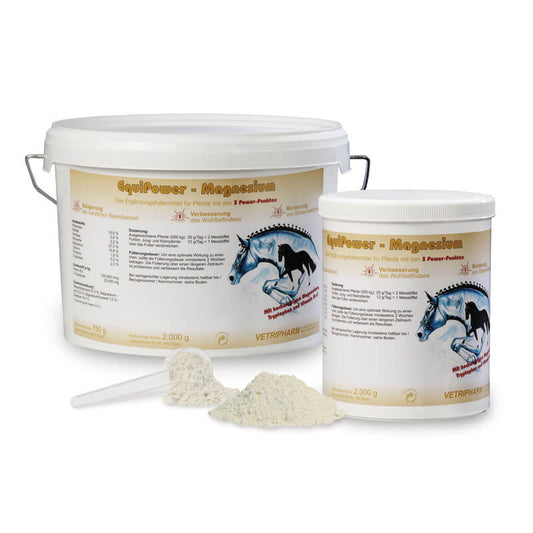 EquiPower Magnesium von Vetripharm in verschiedenen Grössen als Pulver