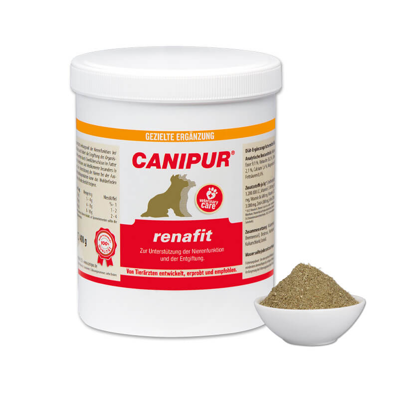 renafit von Canipur in weisser Dose als Pulver