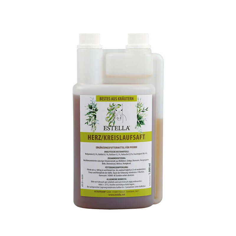 Herz/Kreislaufsaft von Estella in 1000ml Kanister