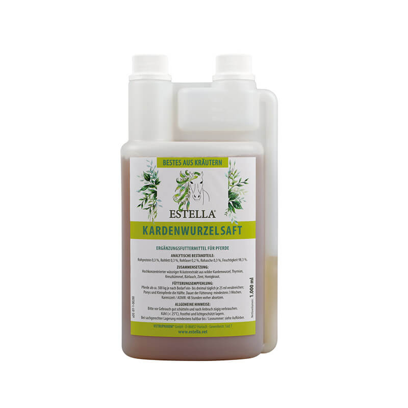 Kardenwurzelsaft von Estella in 1000ml Kanister